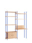 Oak/Deep Blue