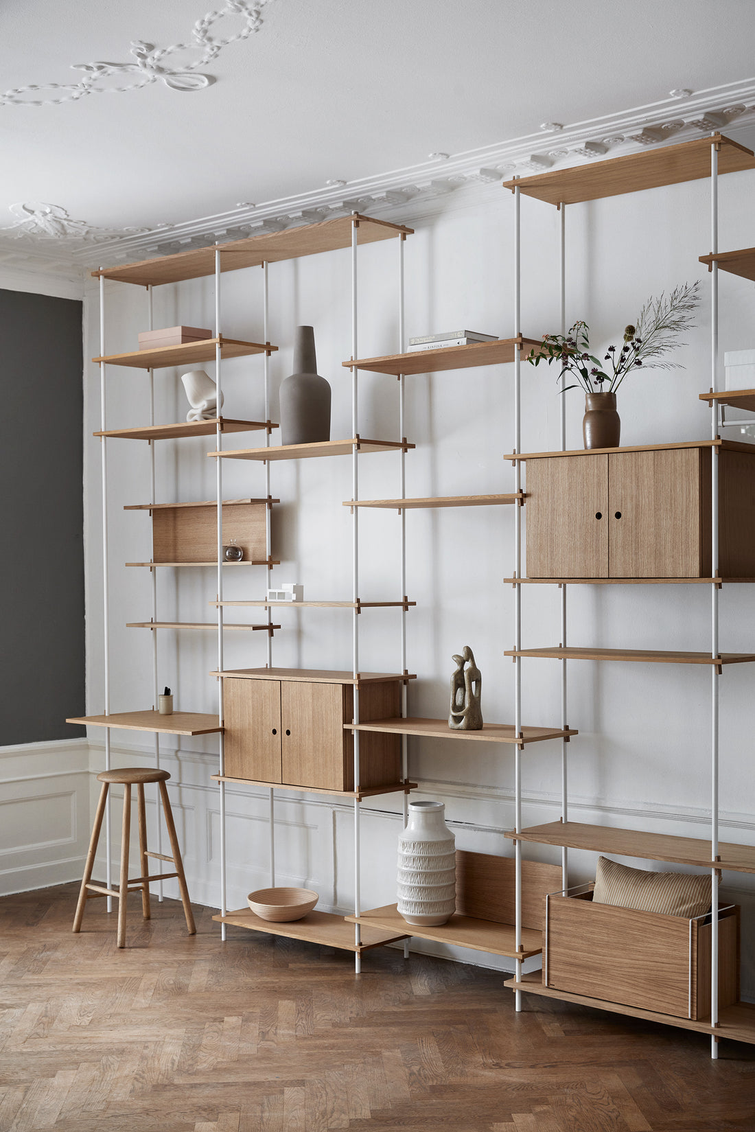 Moebe Shelving, Wide, Tall, Cabinet