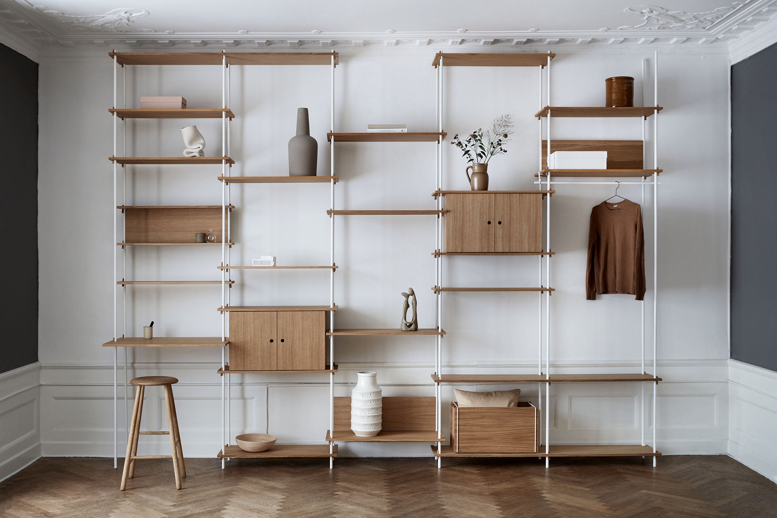 Moebe Shelving, Wide, Tall, Shelves