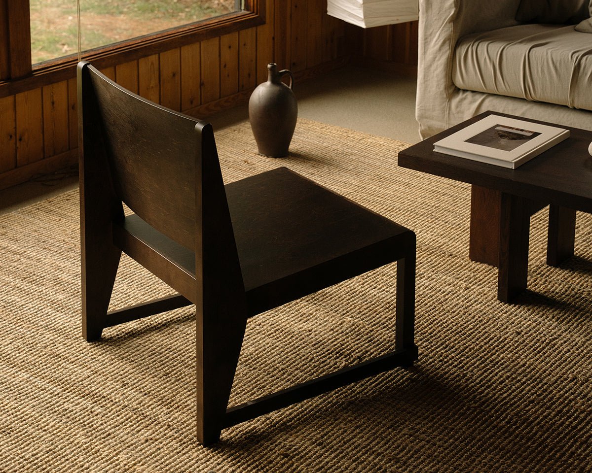 Easy Chair 01 - Dark Brown Birch Chairs by Frama