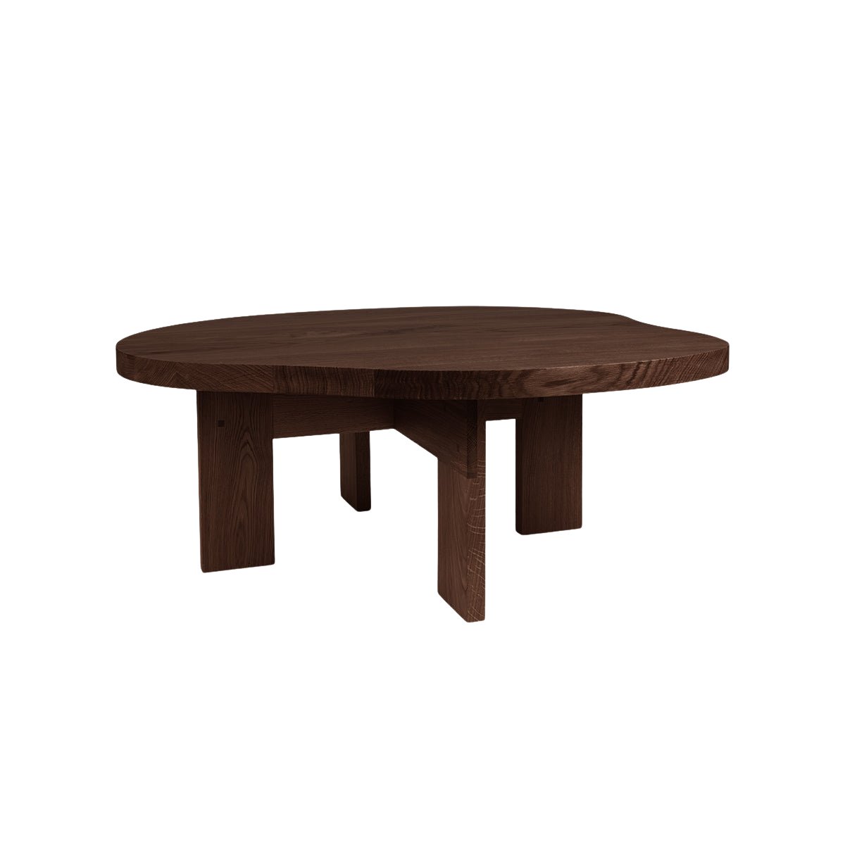 Farmhouse Coffee Table - Dark Oak - Pond Coffee & Side Tables by Frama