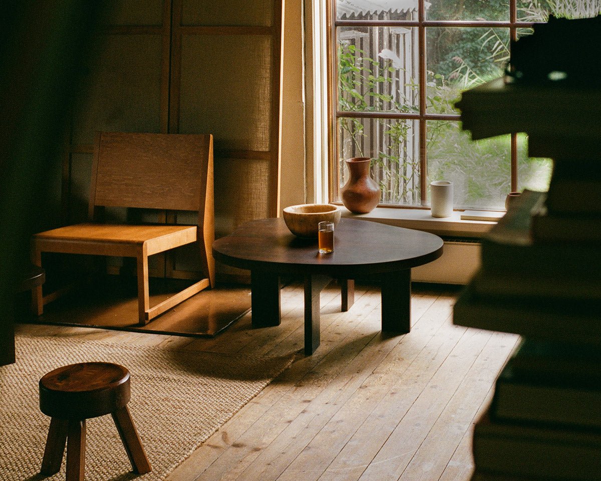 Farmhouse Coffee Table - Dark Oak - Pond Coffee & Side Tables by Frama