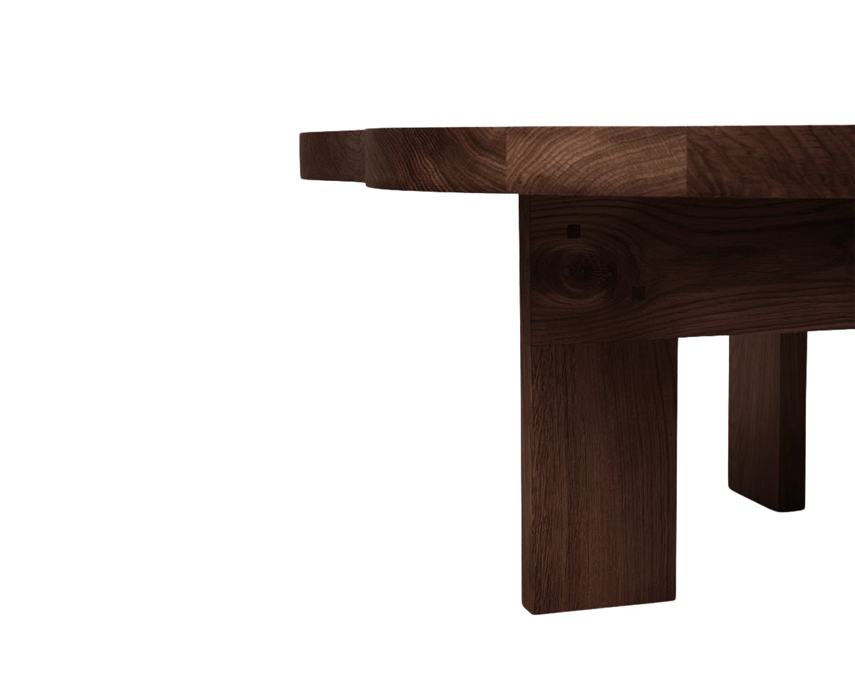 Farmhouse Coffee Table - Dark Oak - Pond Coffee & Side Tables by Frama