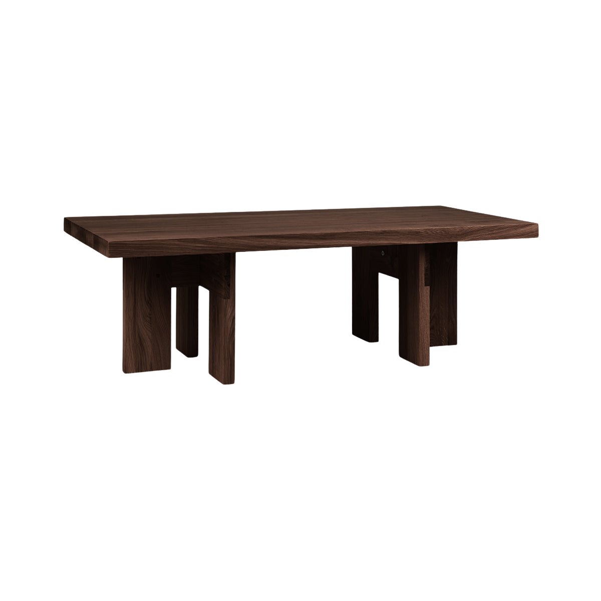 Farmhouse Coffee Table - Dark Oak - Rectangle Coffee & Side Tables by Frama