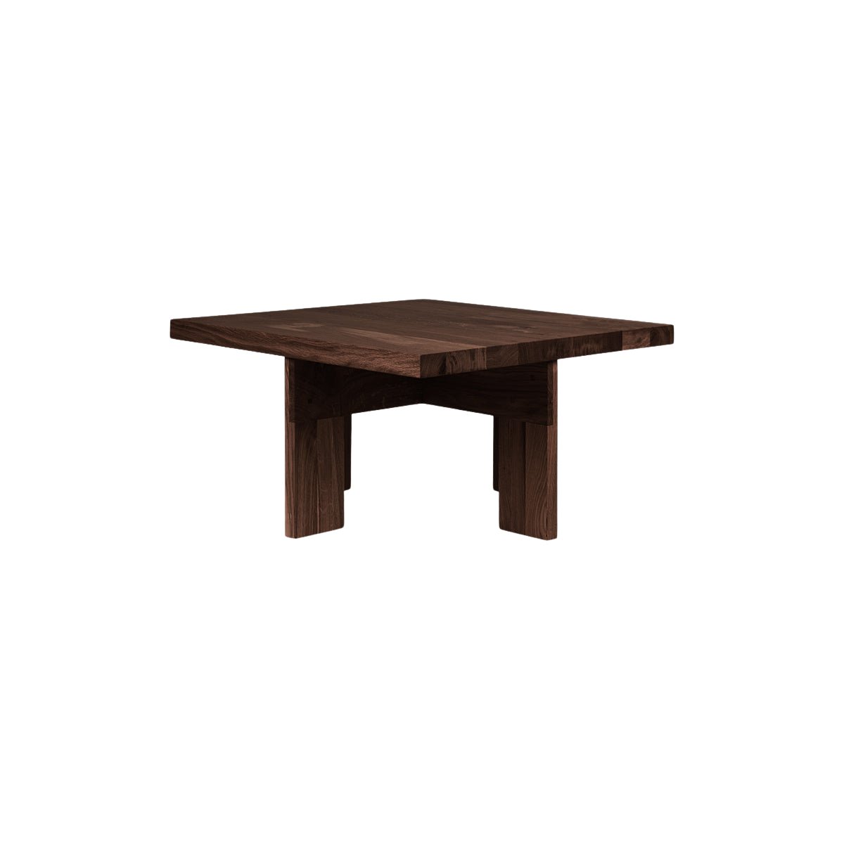 Farmhouse Coffee Table - Dark Oak - Square Coffee & Side Tables by Frama