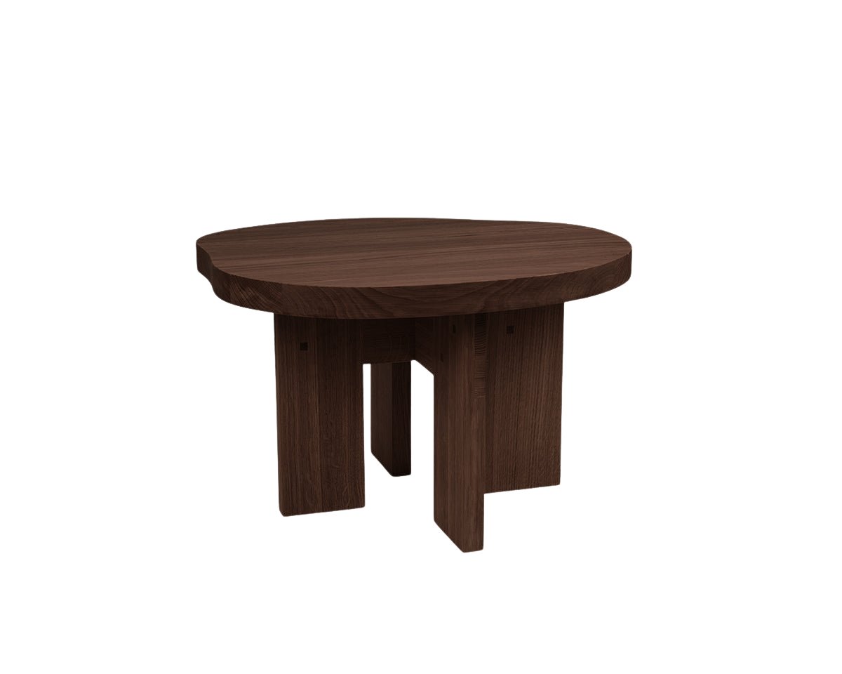 Farmhouse Side Table - Dark Oak - Pond Coffee & Side Tables by Frama