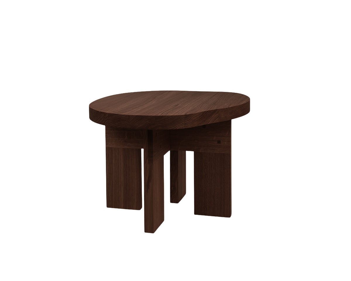 Farmhouse Side Table - Dark Oak - Pond Coffee & Side Tables by Frama