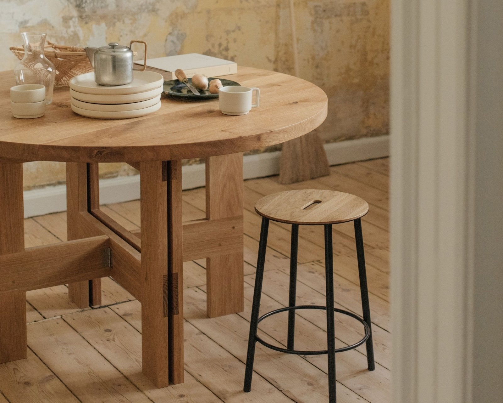 Farmhouse Table Trestles - Natural Oak Dining Tables by Frama