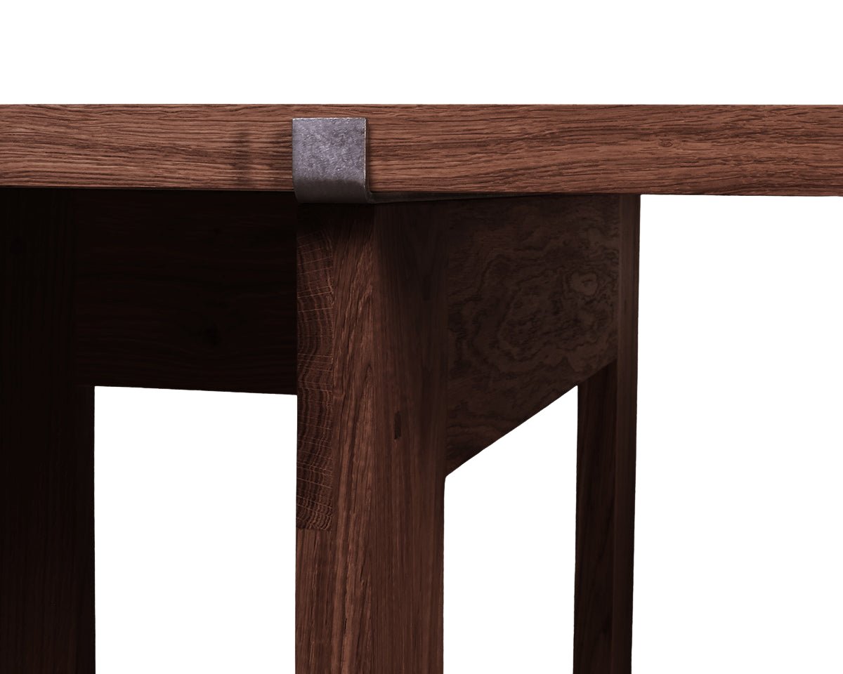 Farmhouse Trestle Table - Dark Oak - L220 Planks Dining Tables by Frama