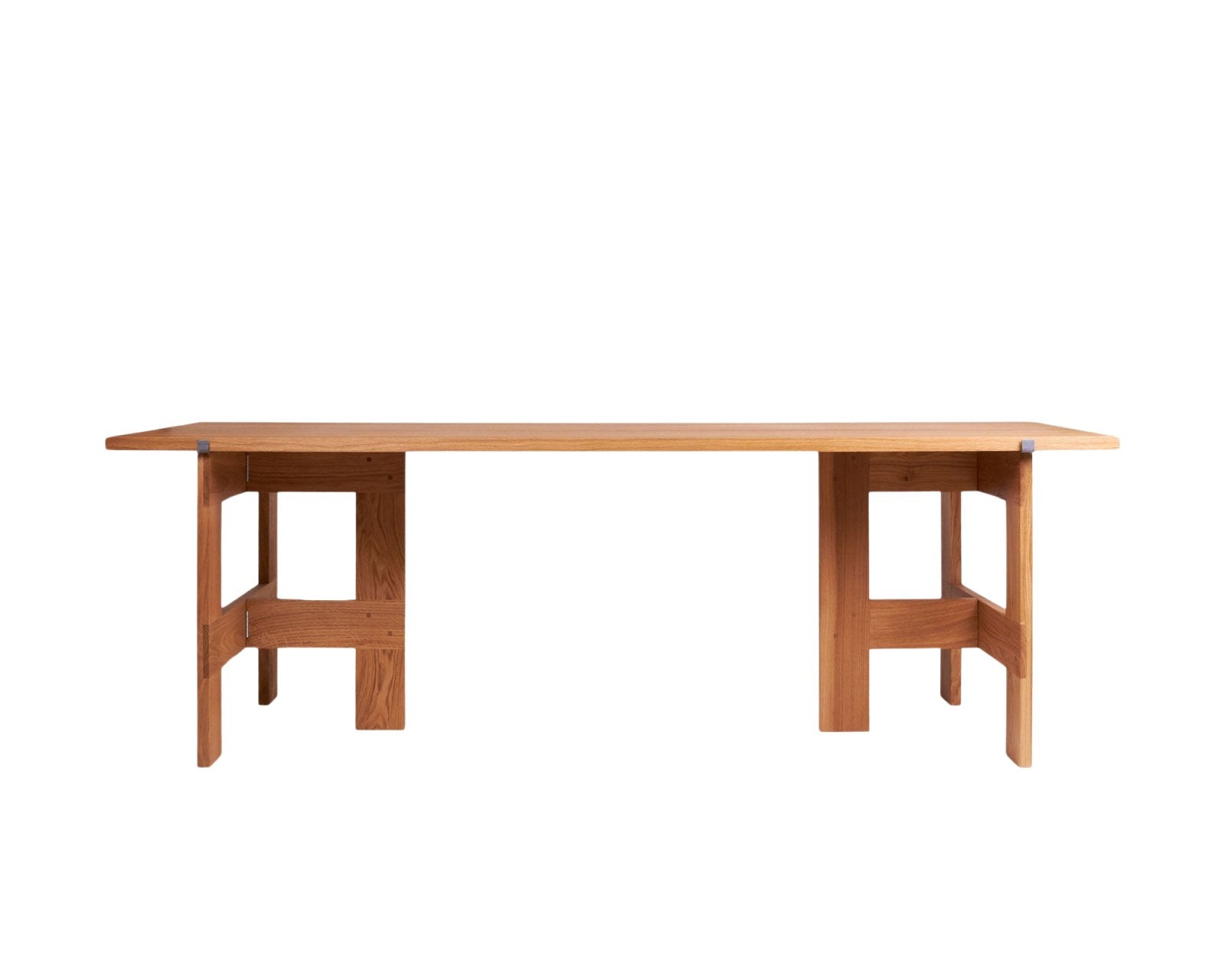 Farmhouse Trestle Table - Natural Oak - L220 Planks Dining Tables by Frama