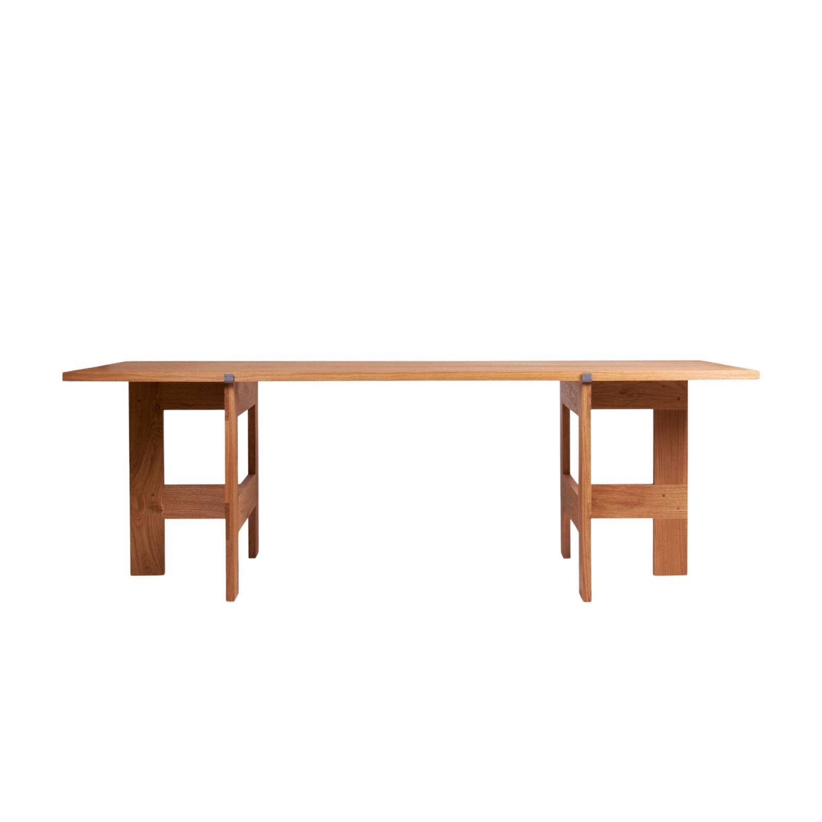 Farmhouse Trestle Table - Natural Oak - L220 Planks Dining Tables by Frama