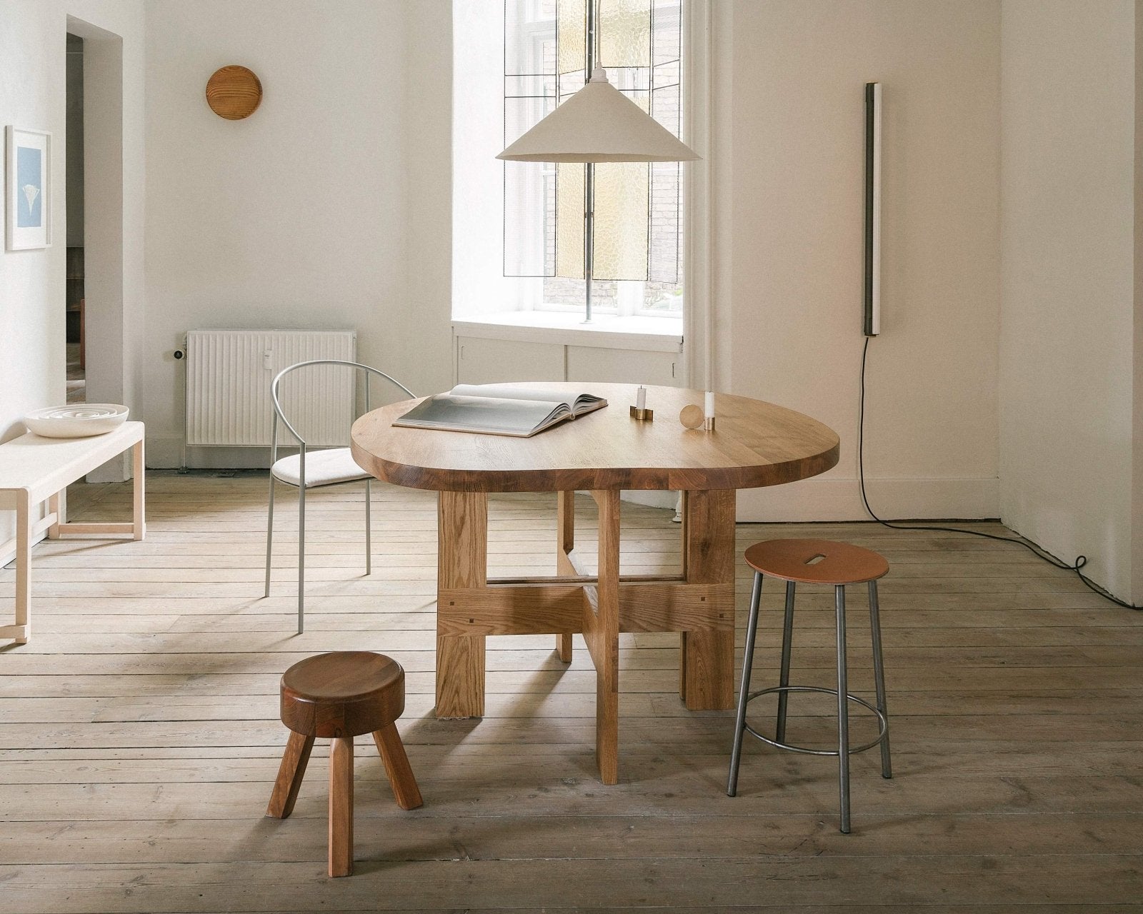 Farmhouse Trestle Table - Natural Oak - Pond Dining Tables by Frama