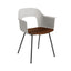 Sky Grey with Walnut Seat