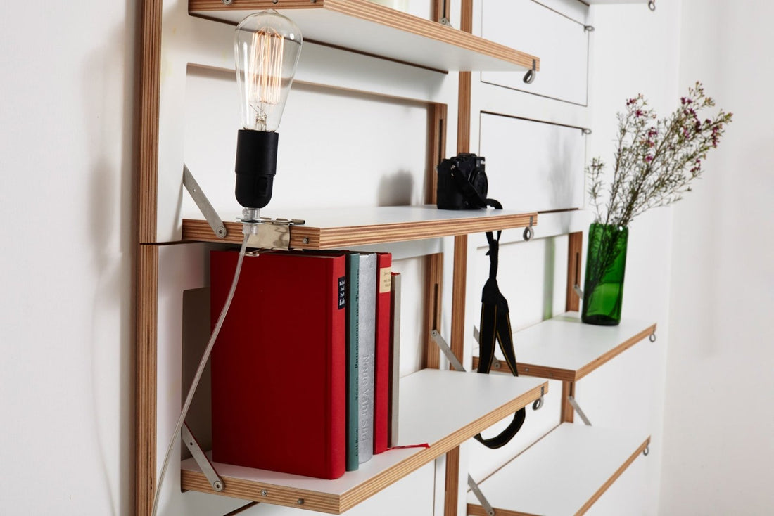 Fläpps Shelf 80x40 - 2 - White - Shelves - Ambivalenz