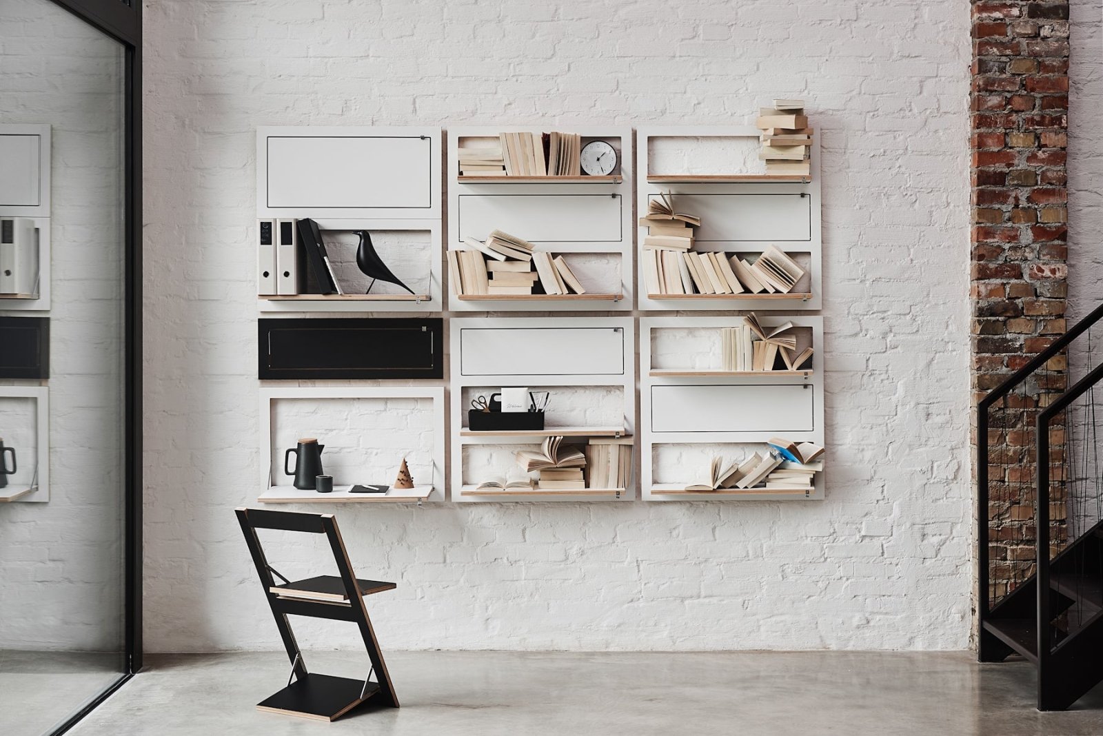 Fläpps Shelf 80x80 - 3 Shelves by Ambivalenz