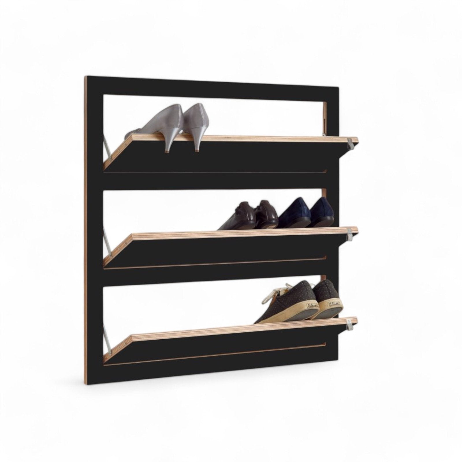 Fläpps Shoe Rack 80x80 - 3 Shelves by Ambivalenz