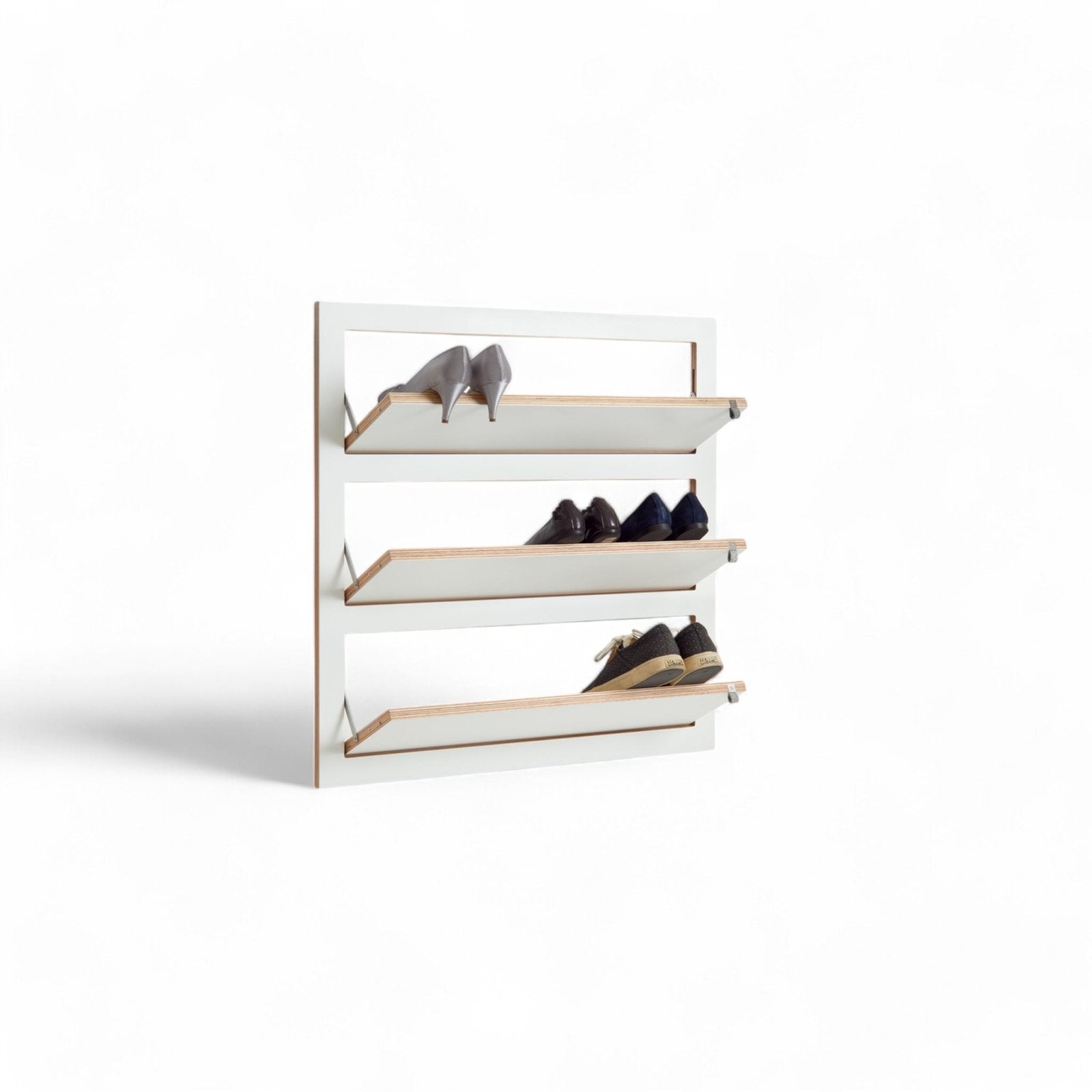 Fläpps Shoe Rack 80x80 - 3 Shelves by Ambivalenz