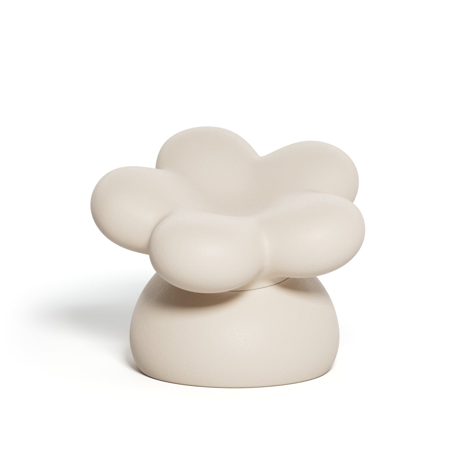 Flowie Seat - Smooth Pearl Sculpture by Gufram