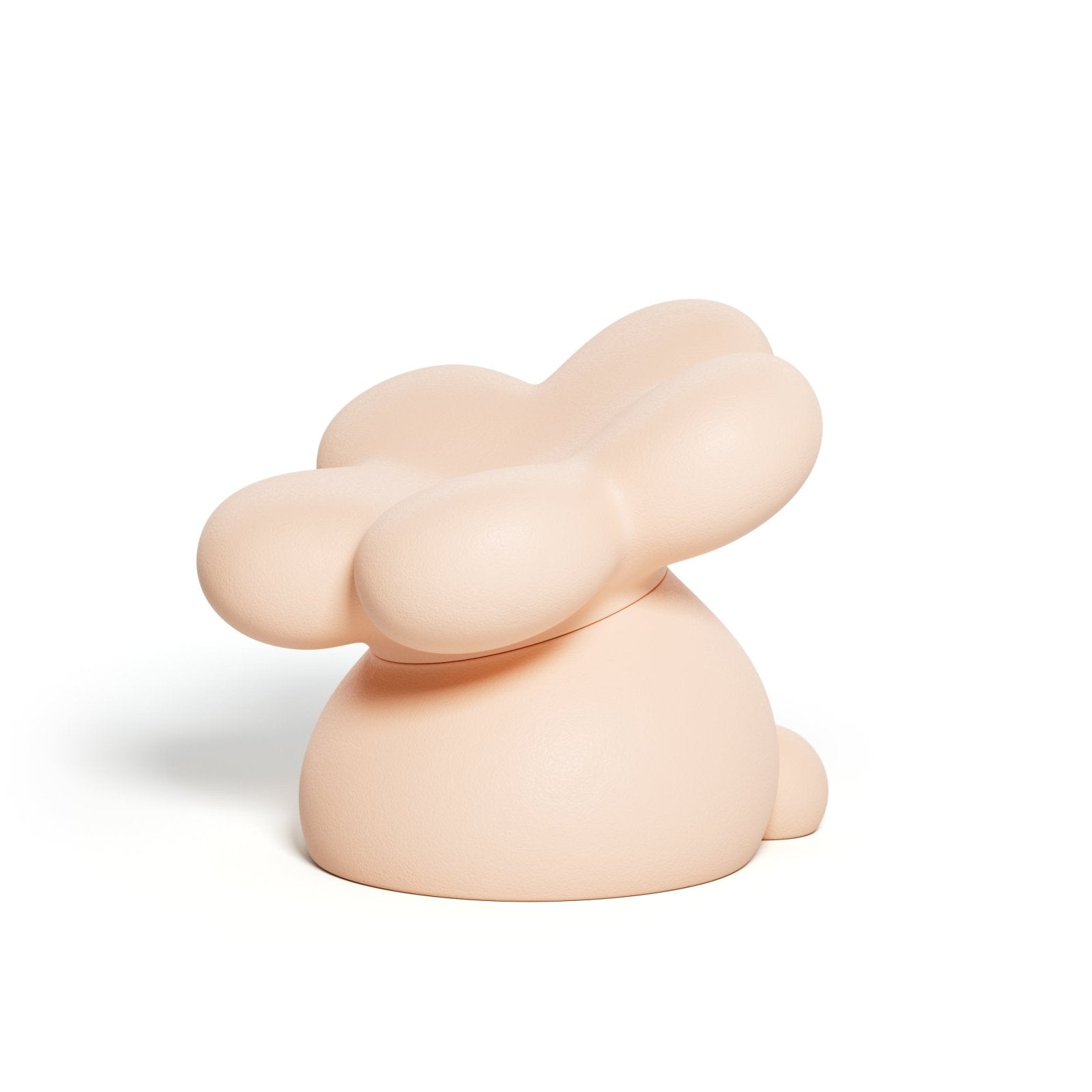 Flowie Seat - Sunny Peach Sculpture by Gufram