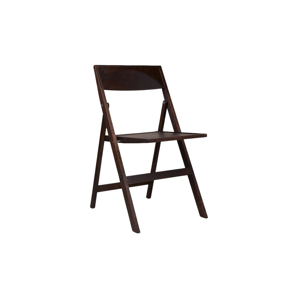 Folding Flat Chair - Dark Brown Birch - Chairs - Frama
