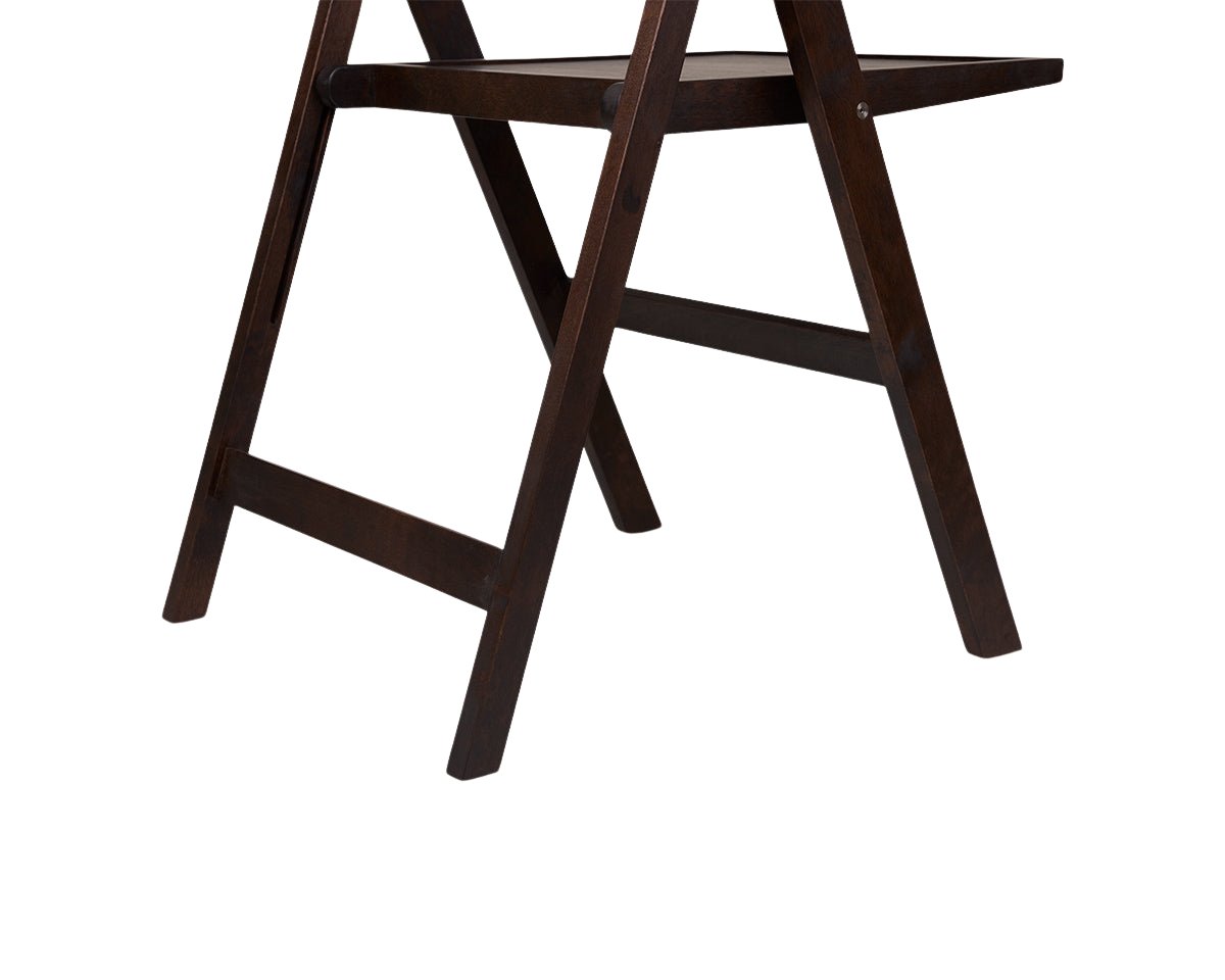 Folding Flat Chair - Dark Brown Birch Chairs by Frama