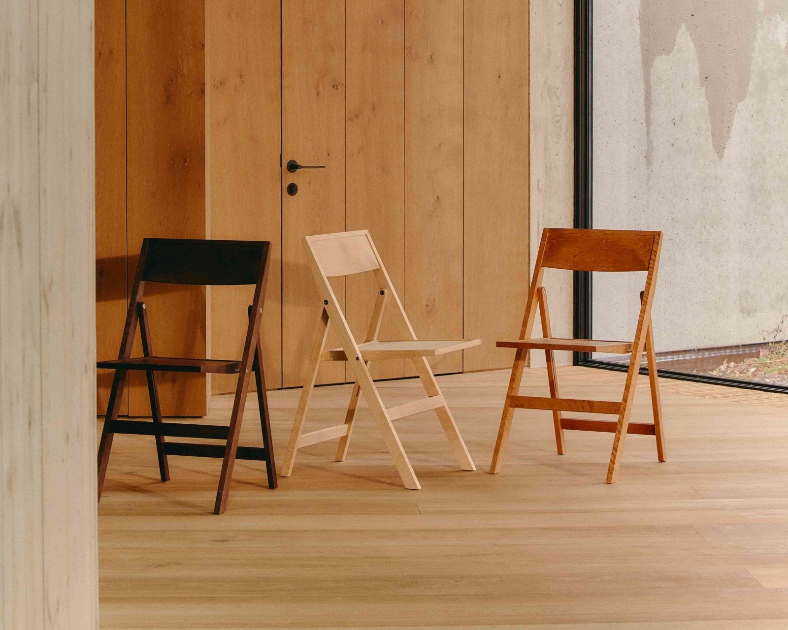 Folding Flat Chair - Natural Birch Chairs by Frama