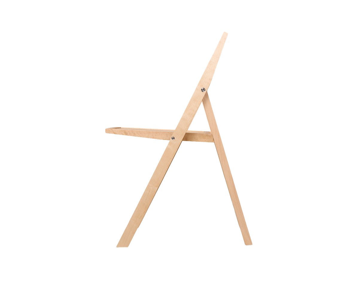 Folding Flat Chair - Natural Birch Chairs by Frama