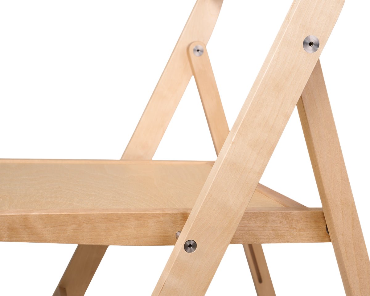 Folding Flat Chair - Natural Birch Chairs by Frama