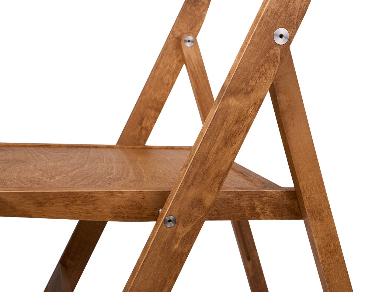 Folding Flat Chair - Warm Brown Birch Chairs by Frama