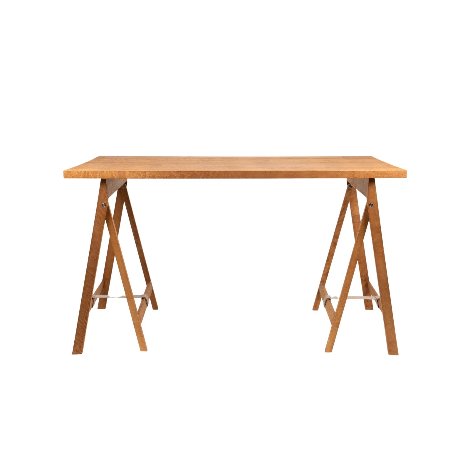 Folding Flat Trestle Table - Warm Brown Birch Dining Tables by Frama