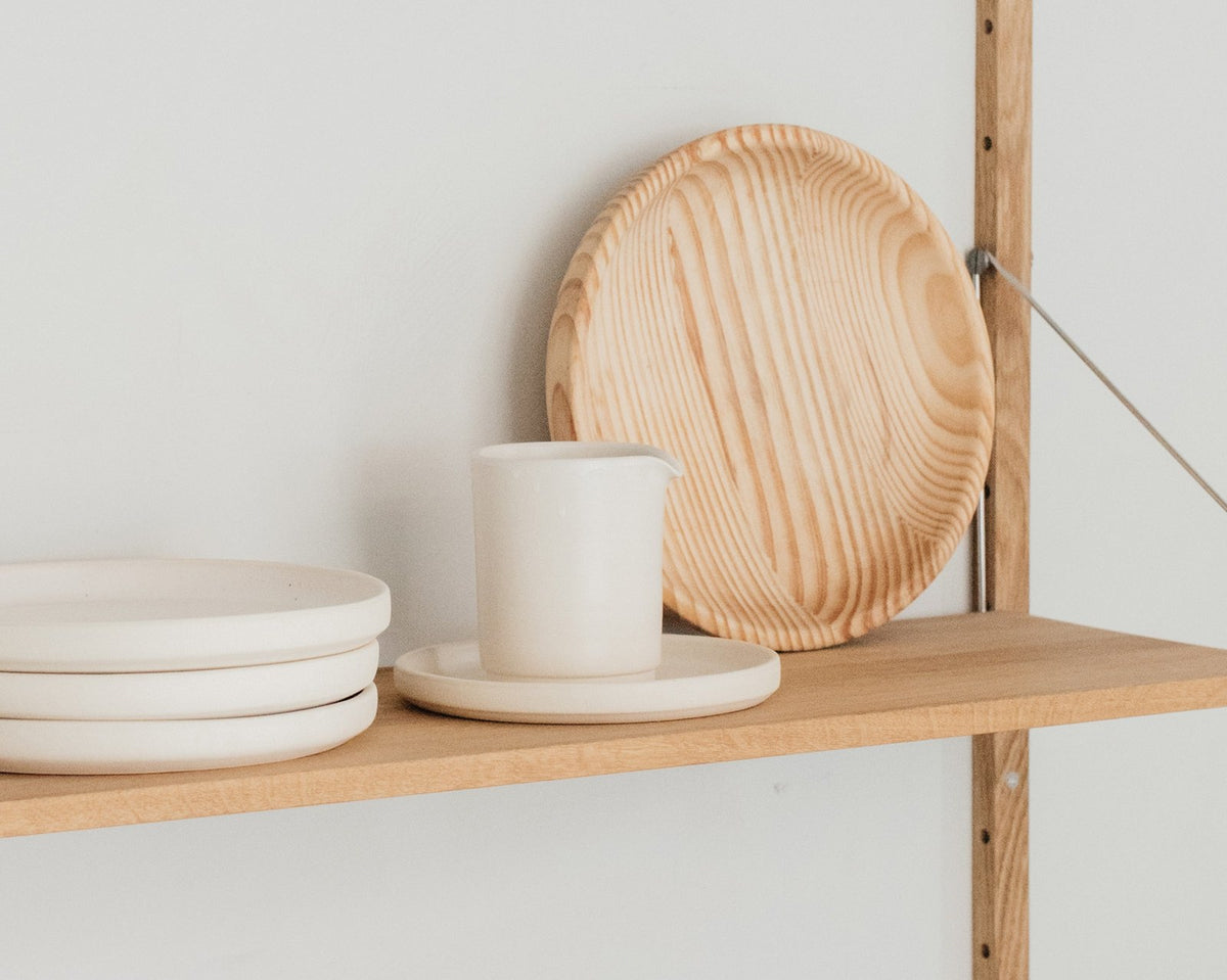 Otto Ceramic Jug – White – Medium - Lifestyle - Frama
