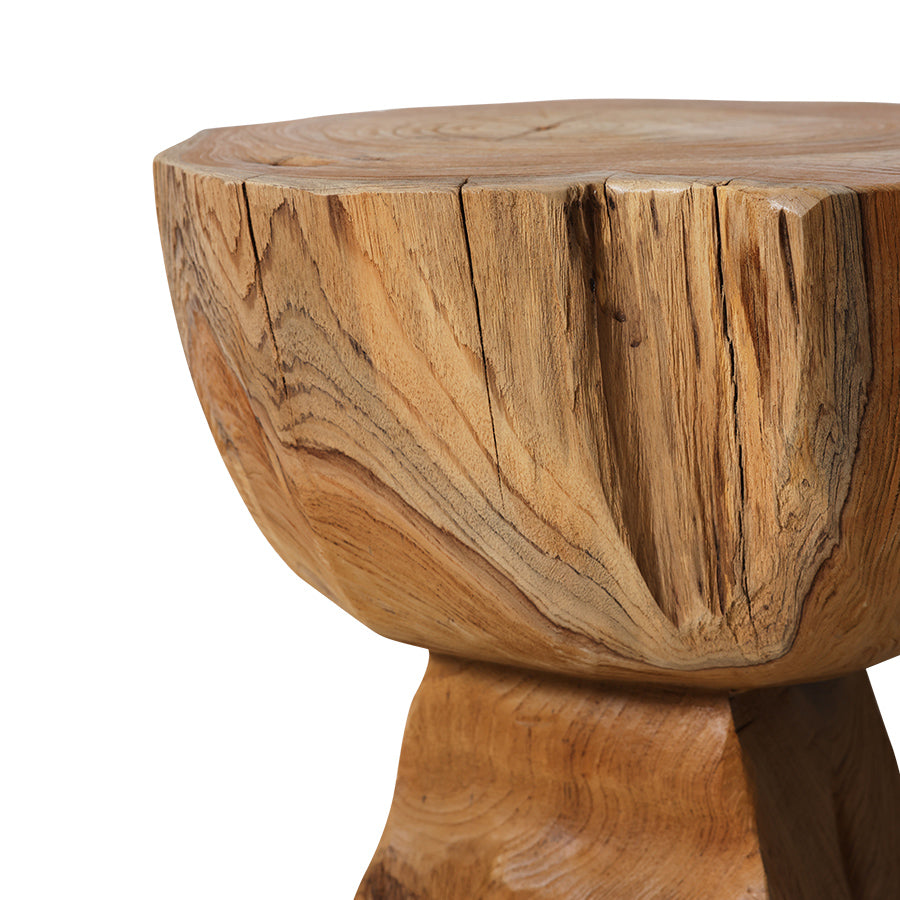 Arched Wooden Stool