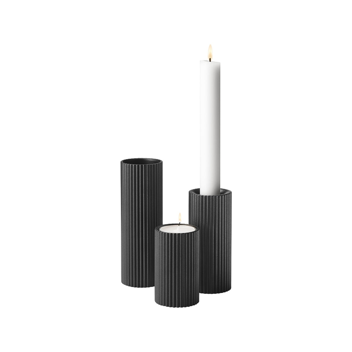 Bernadotte - Candleholder Set, 3 pcs – Georg Jensen – view 3