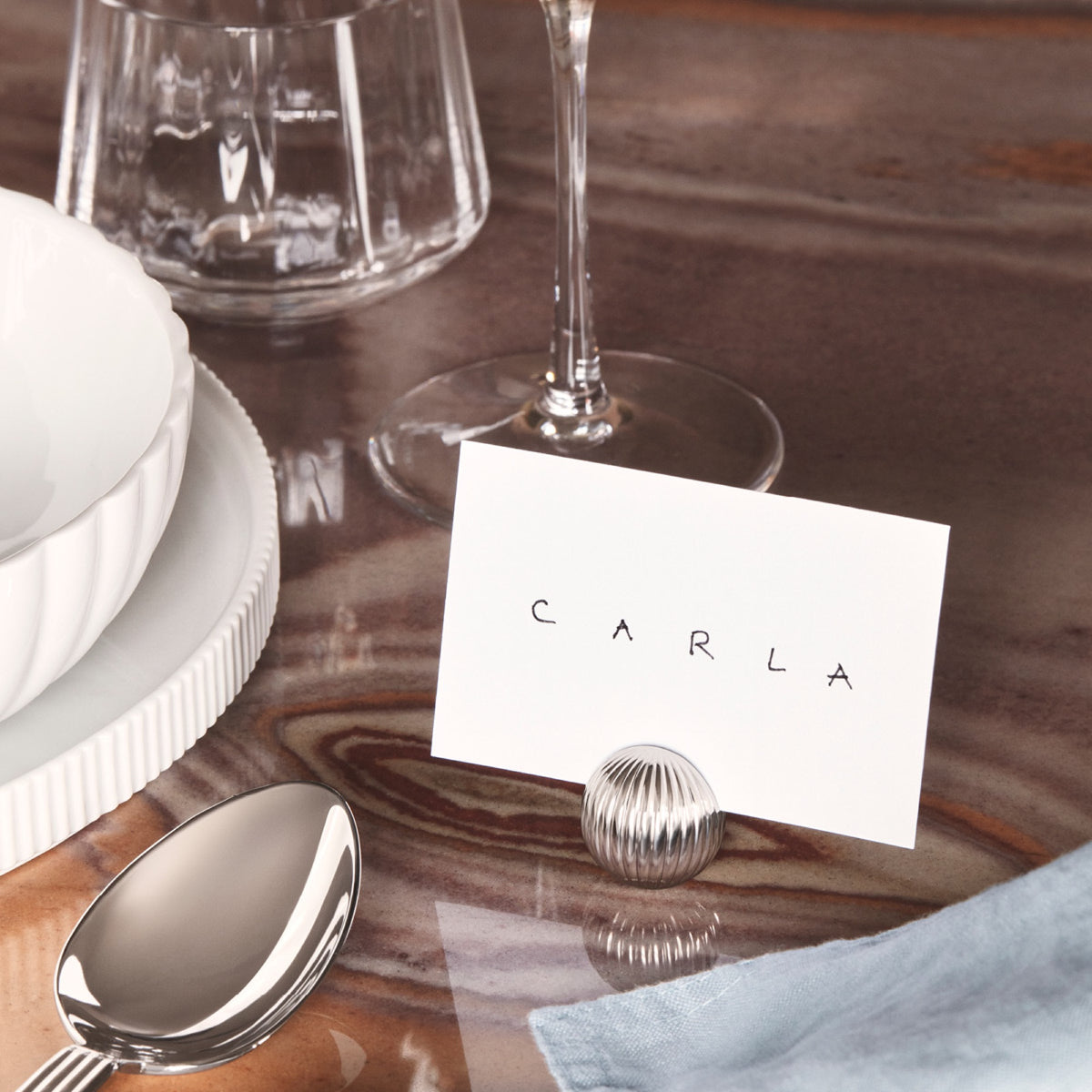Bernadotte - Table Card Holder, 4 pcs – Ansicht 2