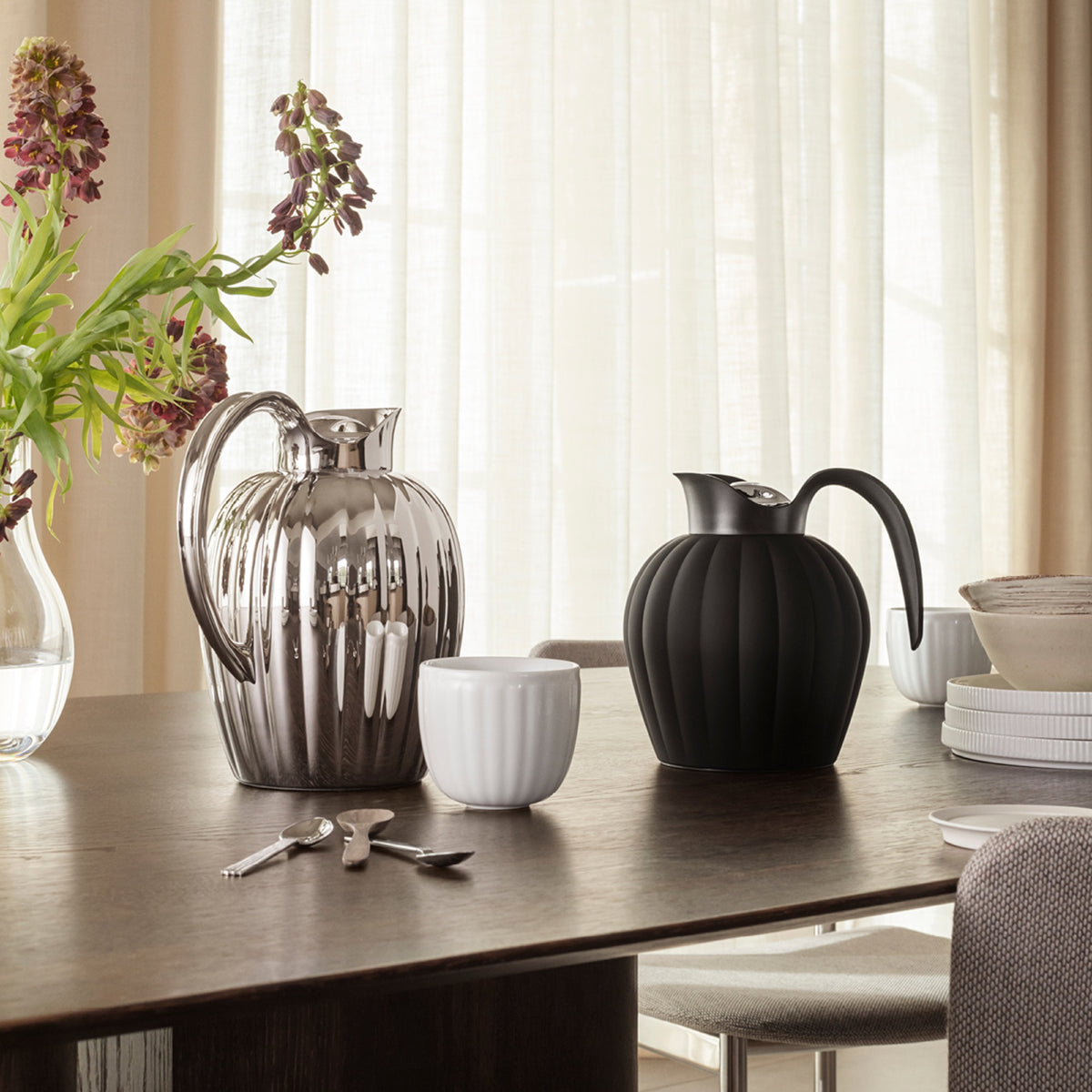 Bernadotte - Thermo Jug 0.8 L, Midnight Black – view 2