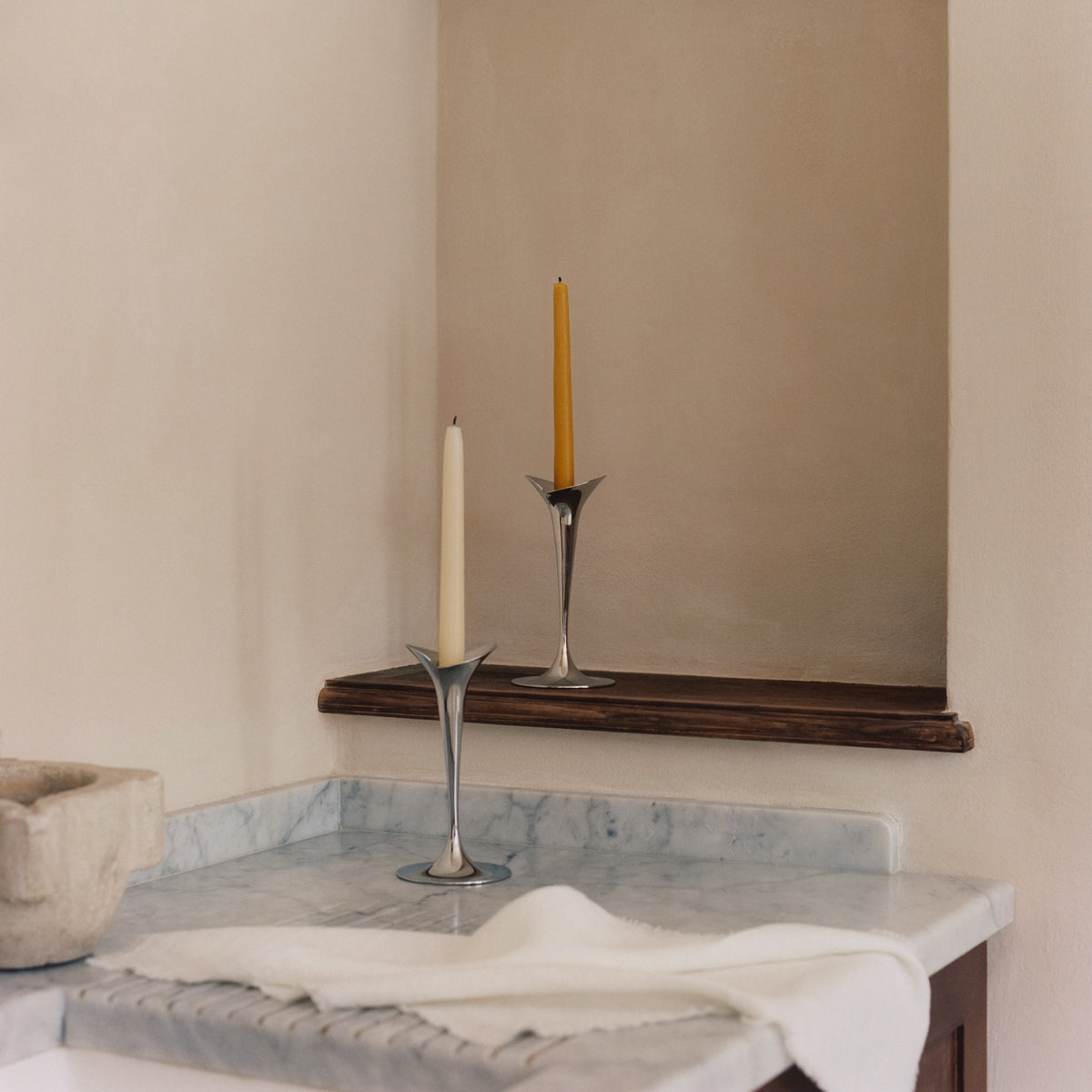 Bloom - Taper Candleholder, 2 pcs – Ansicht 2