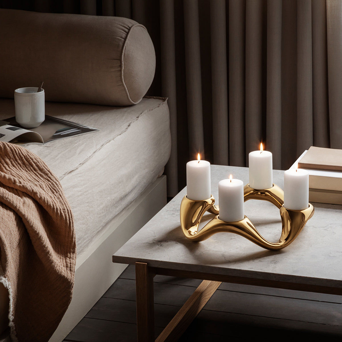 Cobra - Round Candleholder – Georg Jensen – view 2