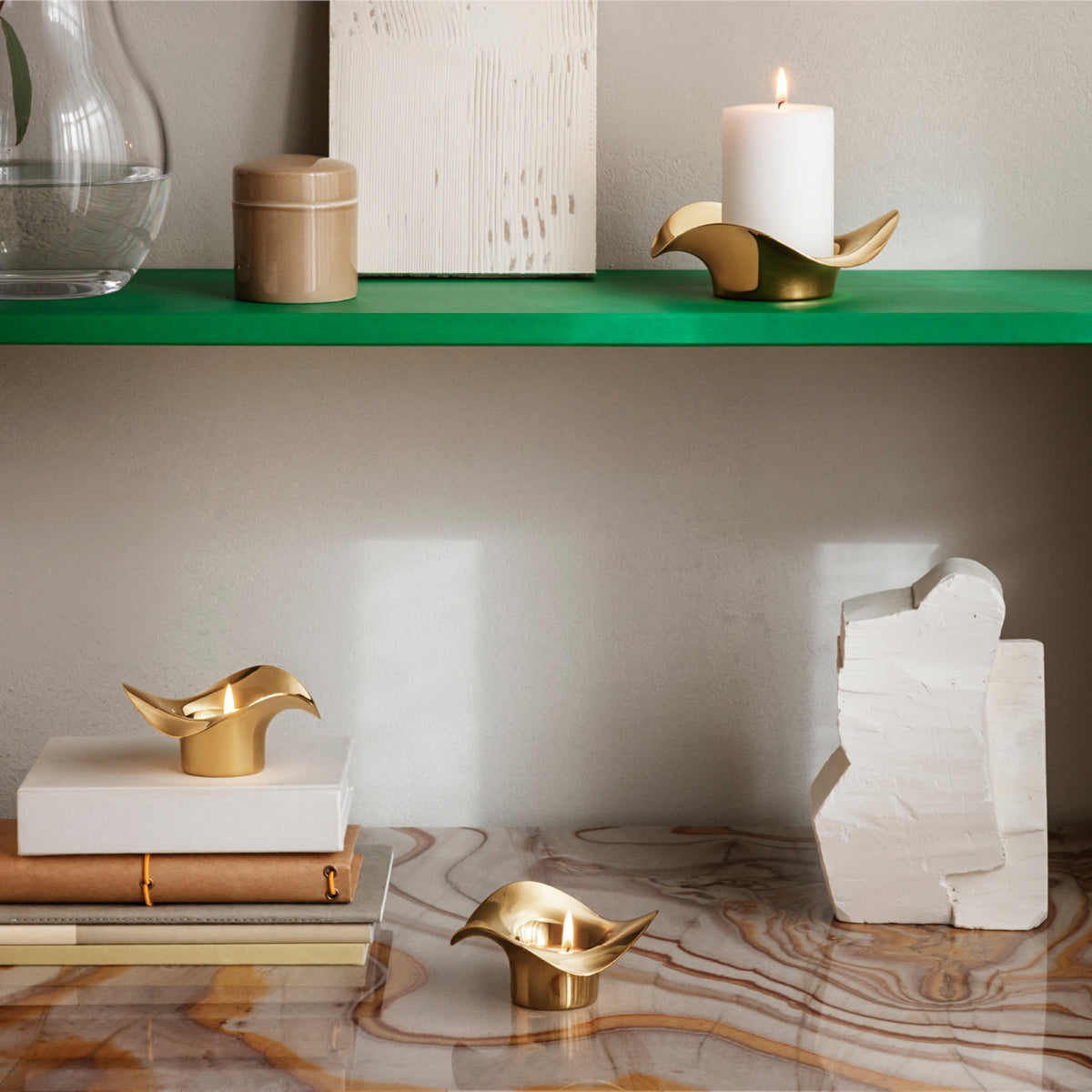 Cobra - Tealight Holder, 2 pcs – Georg Jensen – view 2