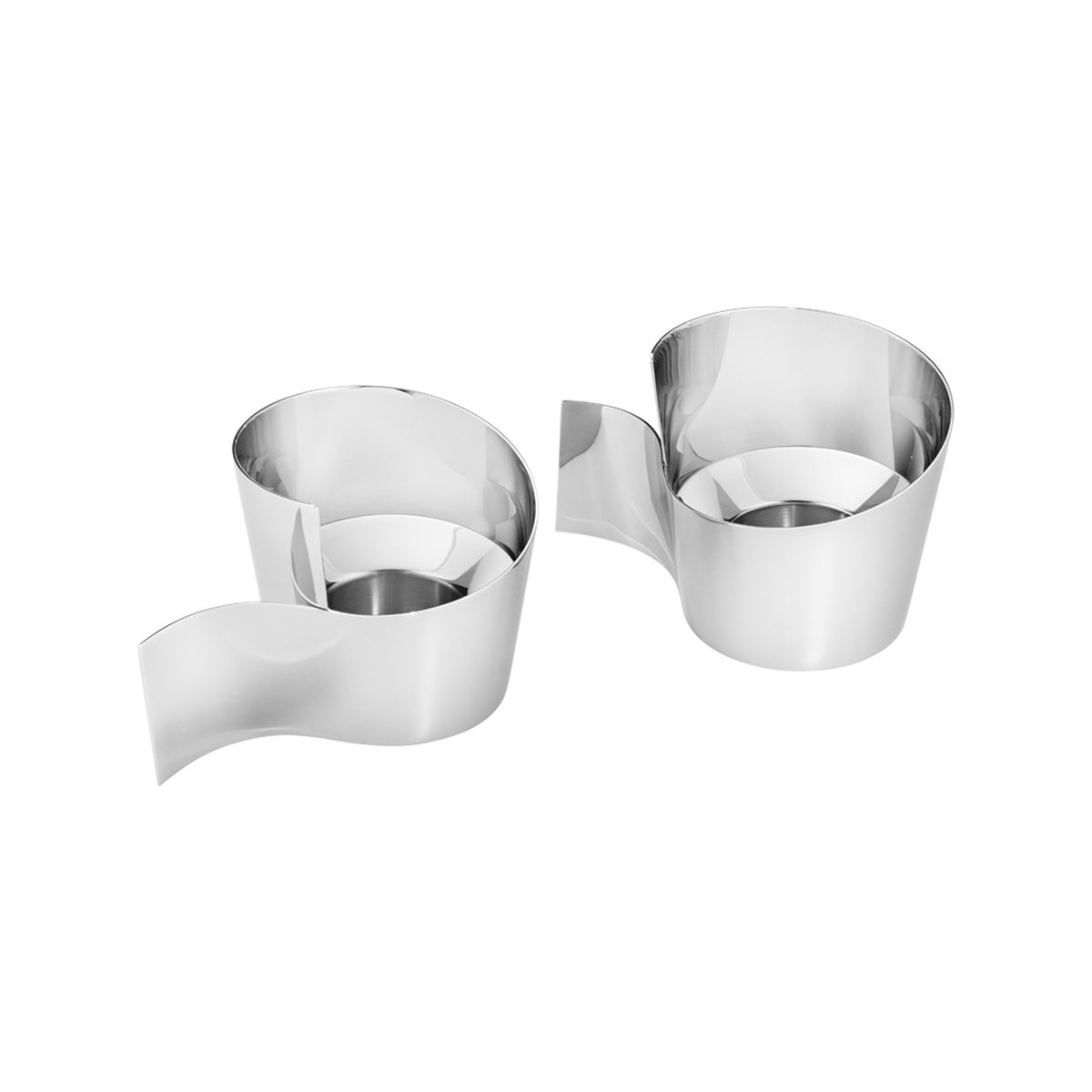 Fold - Tealight Holder, 2 pcs – Georg Jensen
