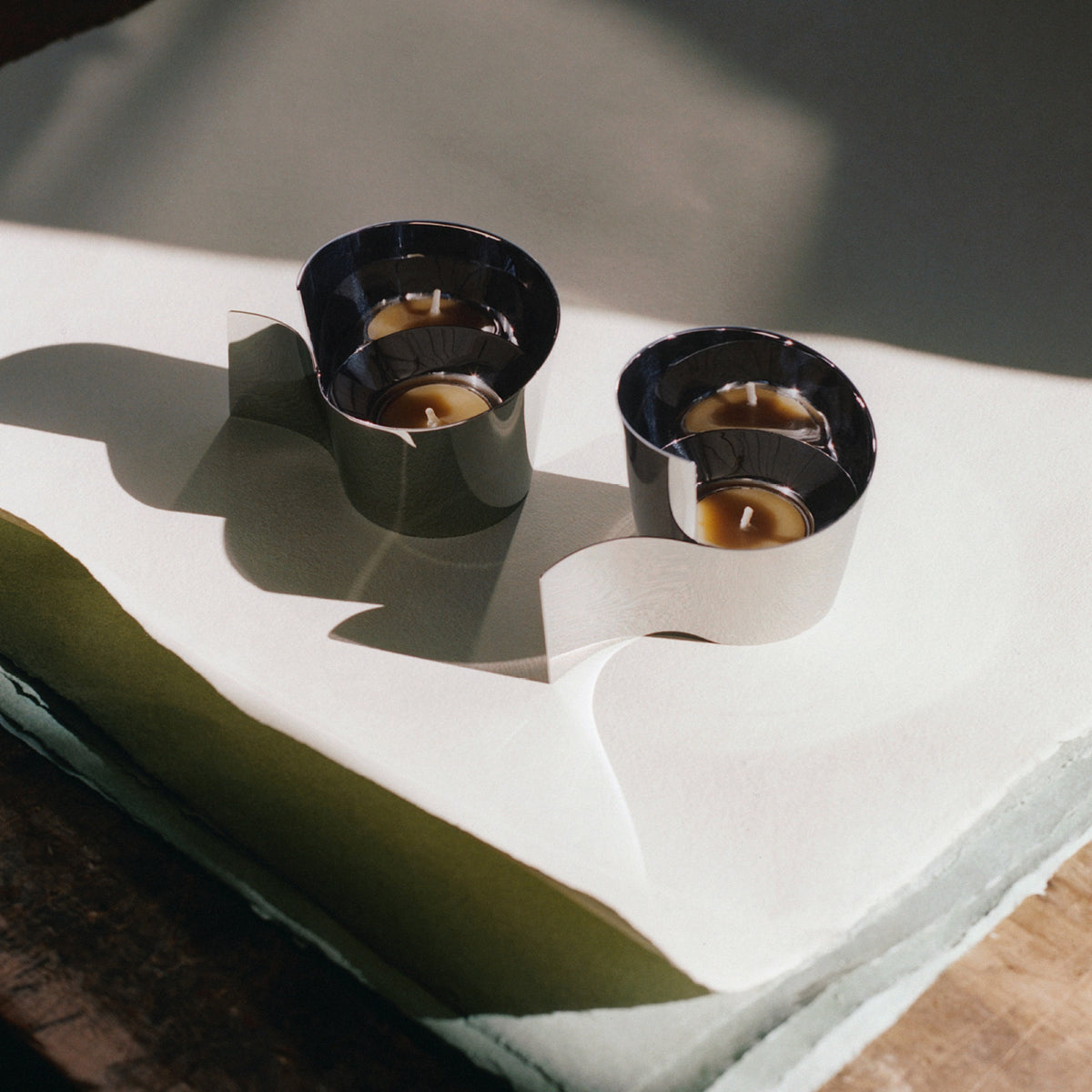Fold - Tealight Holder, 2 pcs – Georg Jensen – view 2