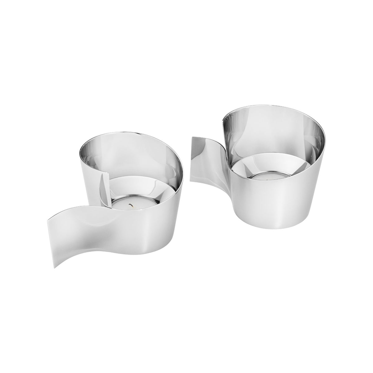 Fold - Tealight Holder, 2 pcs – Georg Jensen – view 3