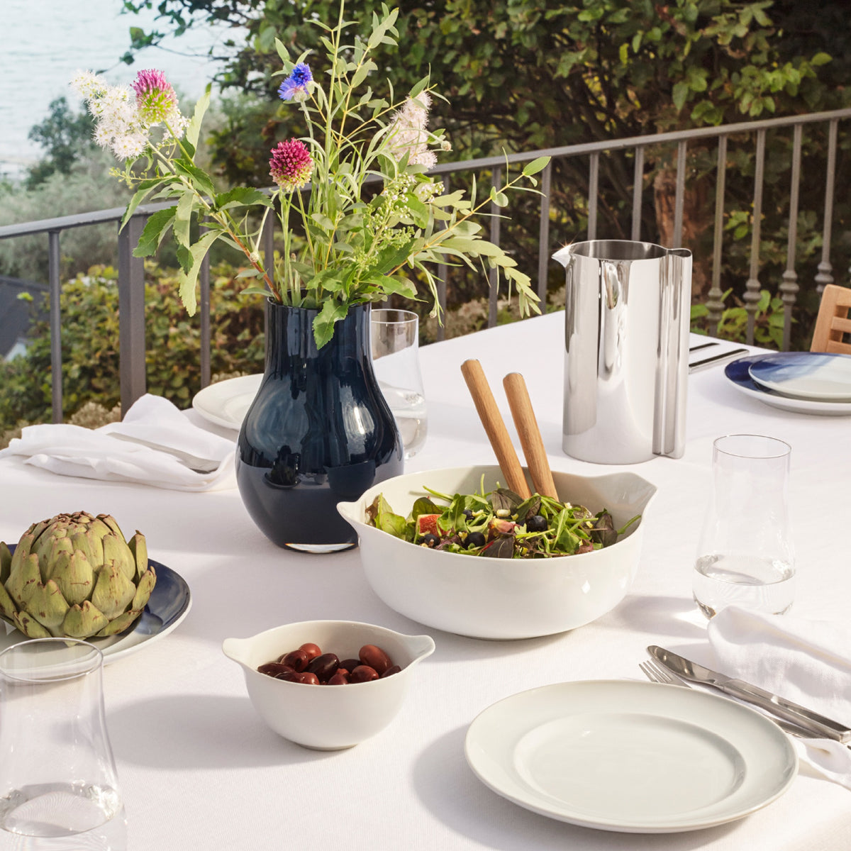 Koppel - Porcelain Serving Bowl – Georg Jensen – view 3