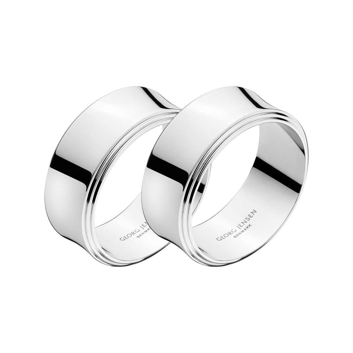 Pyramid - Napkin Rings, 2 pcs – Georg Jensen