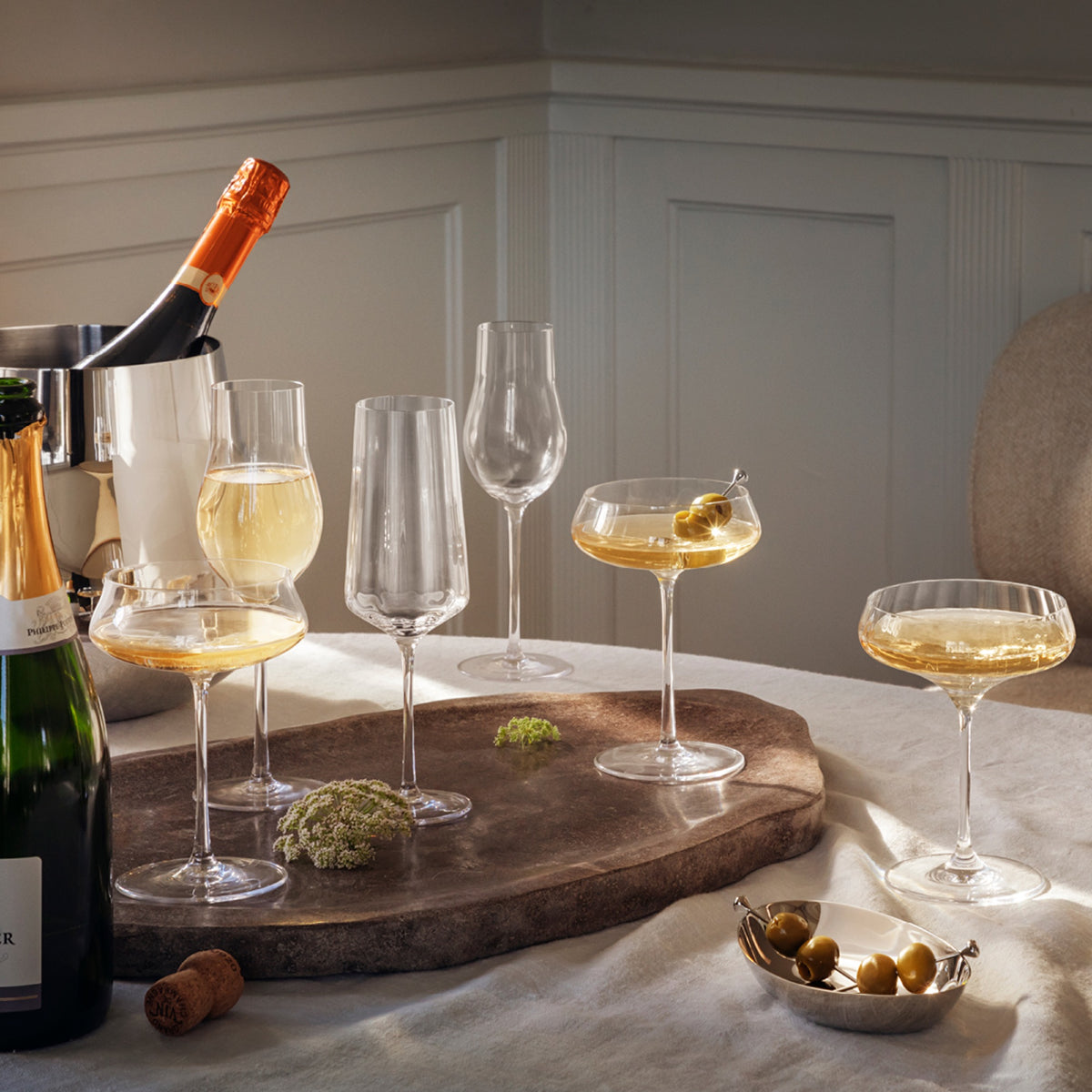 Sky - Champagne Flute, 6 pcs – Georg Jensen – view 3