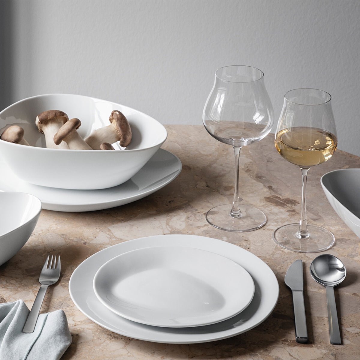Sky - White Wine Glass, 6 pcs – Georg Jensen – view 3