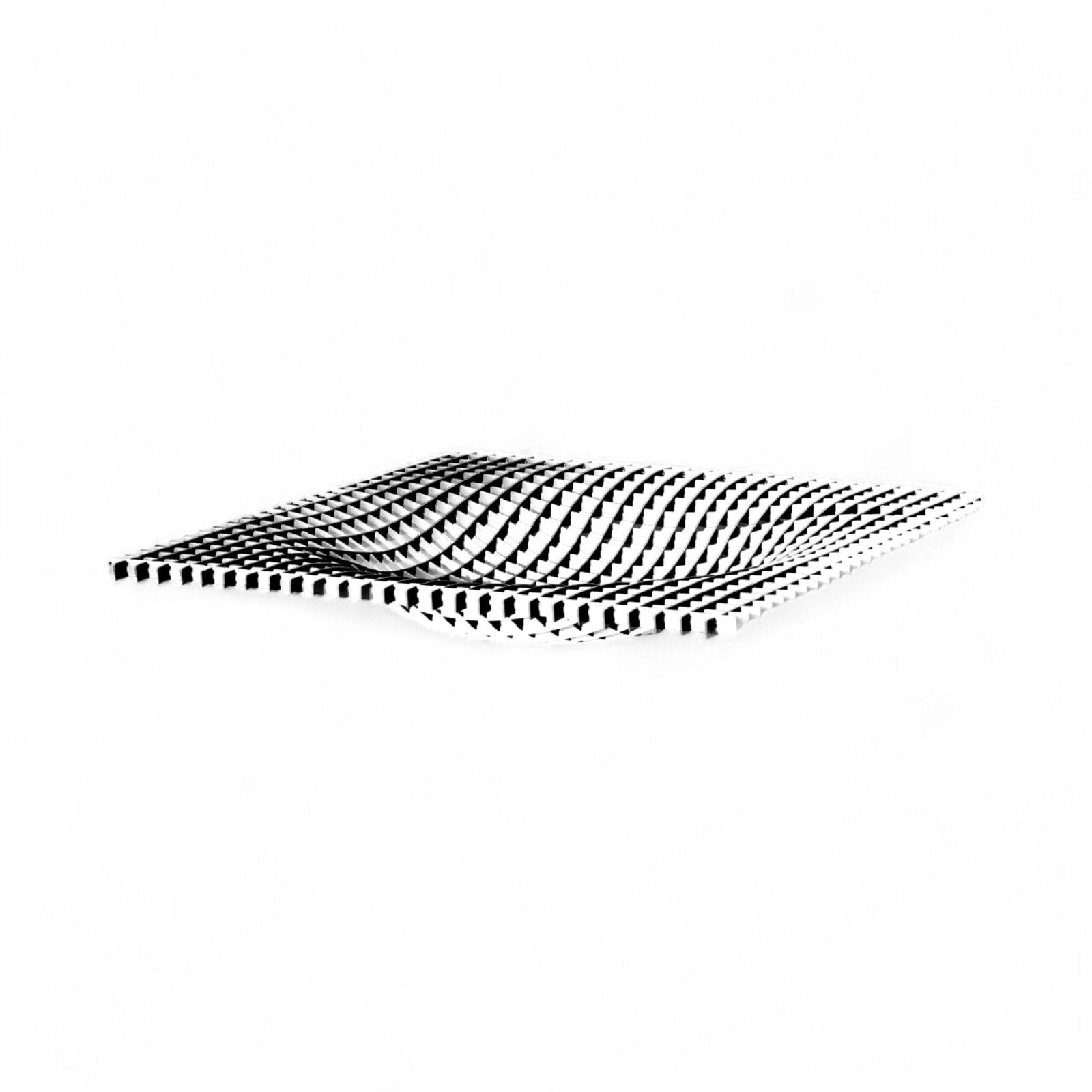 Gravity - Centrepiece - Black / White Tray by Fundamental Berlin