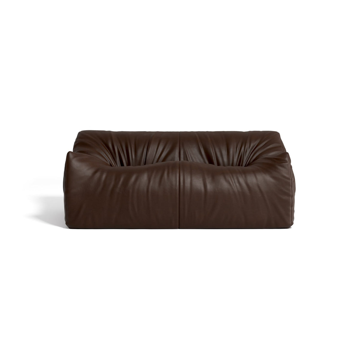 Gufram Womb Sofa, Leather Bistre