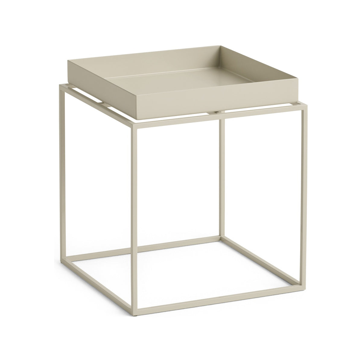 Tray Table - Side Table S Warm beige - Furniture - HAY