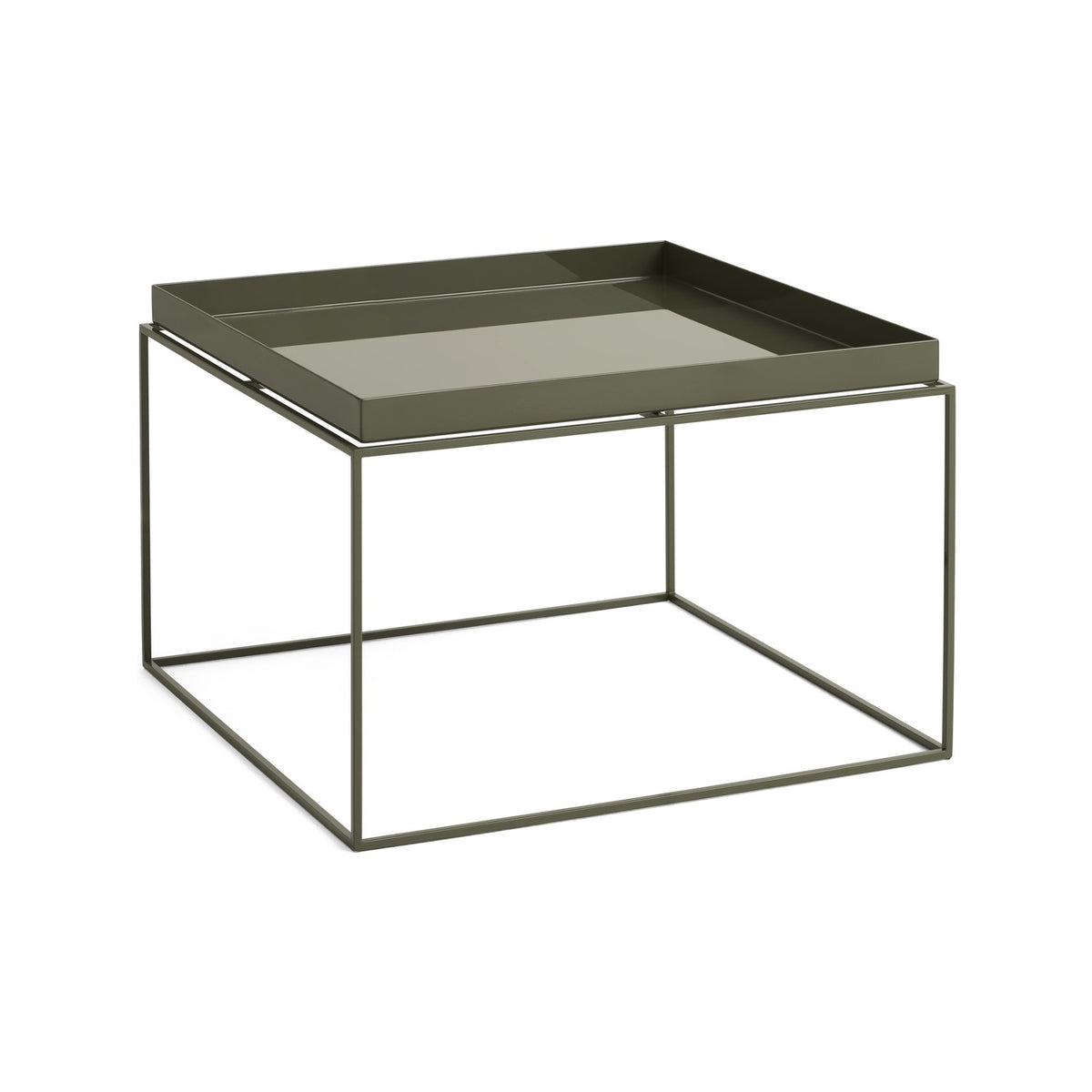 Tray Table - Coffee Side Table Olive green - Furniture - HAY
