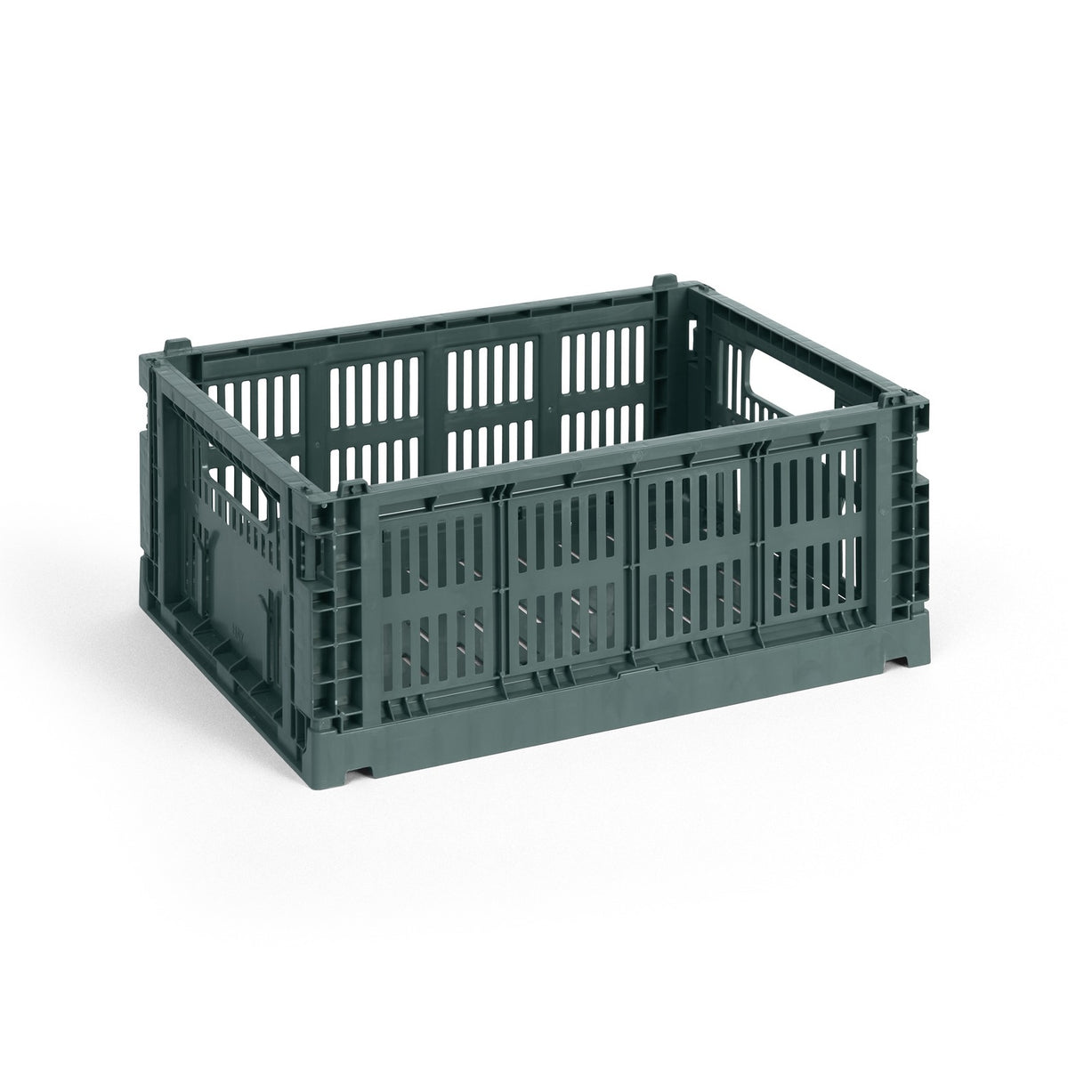 Colour Crate - Medium - Dark green - Home Accessories - HAY